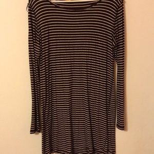 Stripped mini dress